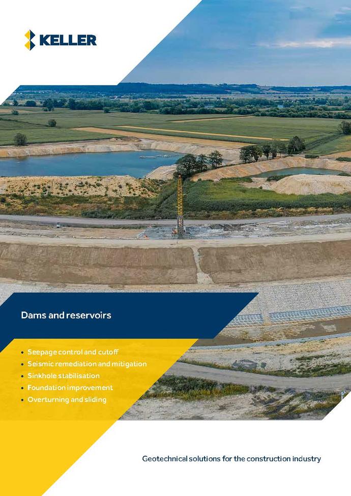 Dams and Reservoirs brochure cover