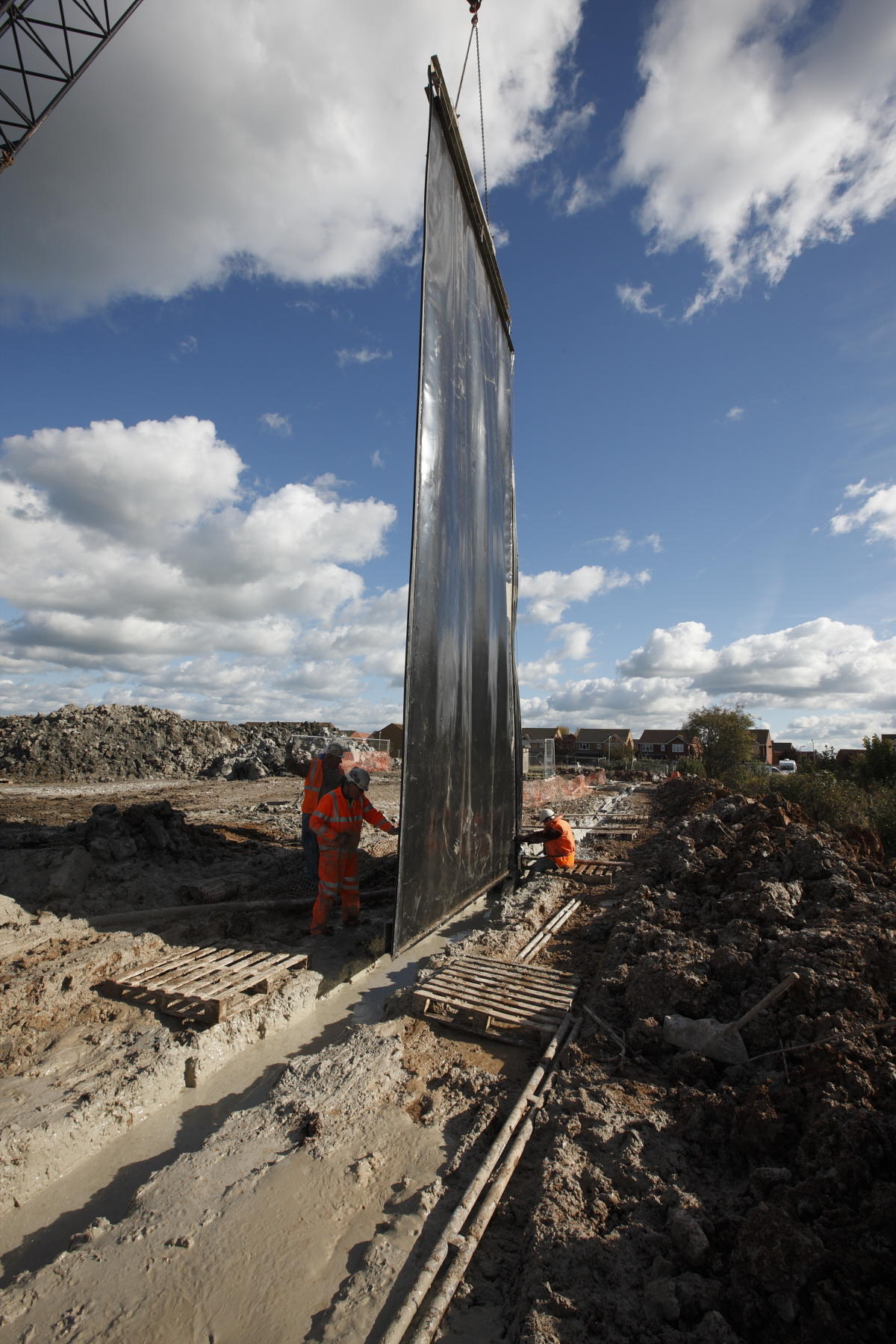 Burnham slurry cut-off wall