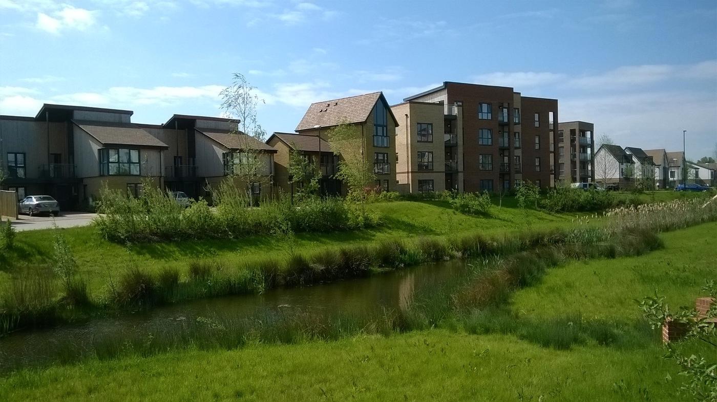 Oakgrove residentail development, Milton Keynes where Keller installed vibro stone columns