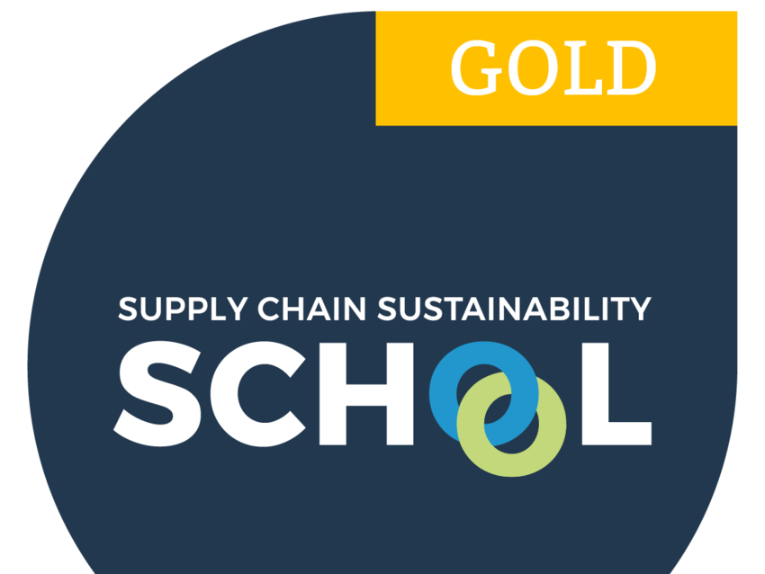 Supply Chain Sustainability School Gold Badge