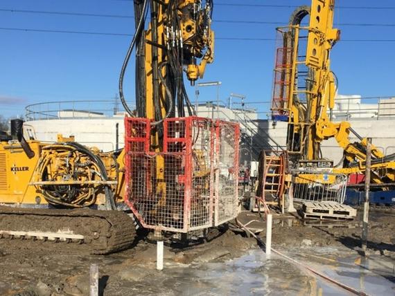 Fissure grouting at Beckton STW