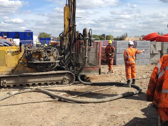 Compaction grouting at Herns Lane