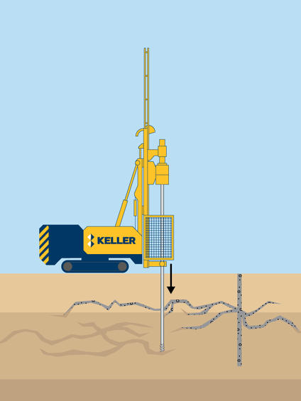 Rock/fissure grouting technique image